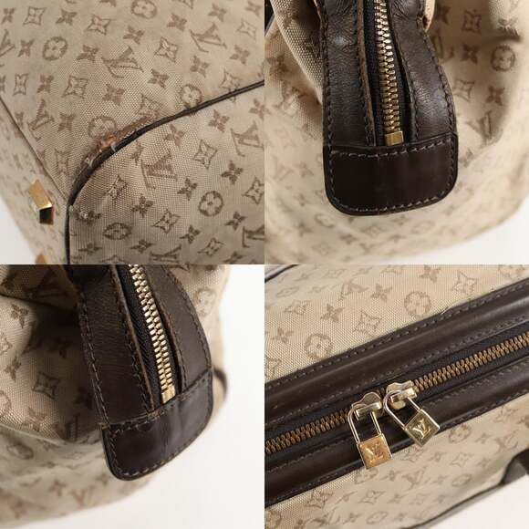 LOUIS VUITTON Monogram Mini Josephine GM Hand Bag Khaki M92310 - Picture 11 of 13